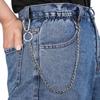 Long Trousers Rock Punk Keyring HipHop Jewelry Jean Keychain Clip Wallet Belt Chain