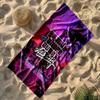 Grand Theft Auto Customize Text Beach Towel Soft Durable Quick-Dry Suitable for Swimming Gym Camping Yoga Vacation