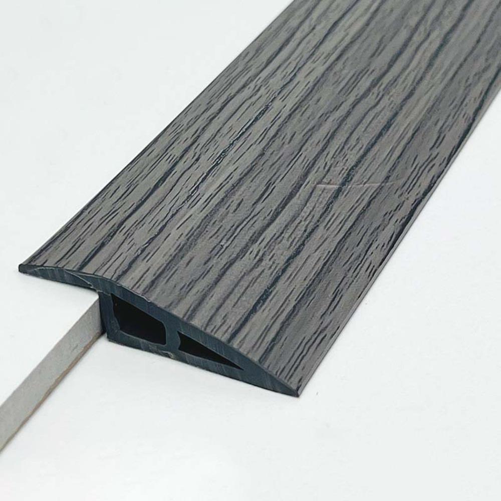 Durable Carpet to Tile Floor Transition Strip Wear-resistant Self Adhesive Edging Trim PVC 100cm Doorway Divider Strip Household