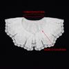 Female Cloud Shoulder Ming System False Collar Small Shawl\t Lace Shawl Peplum Openwork Collar Girl'S Accessory Hanfu