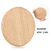 50 шт. круглых деревянных заготовок, ломтиков, бука, чипа, без отверстия, сделай сам, украшения ручной работы, аксессуары