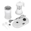 Electric Milk Frother with Moka Pot Automatic Coffee Foam Maker Milk Frother Machine