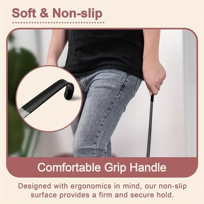 Очень длинная ложка для обуви, длинная ручка для обуви для сапог, помощник для обуви, металлическая ложка для обуви с длинной ручкой для пожилых людей, мужчин, женщин, детей