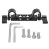 15mm Railblock Rod Clamp Holder with 14 Inch and 38 Inch Thread for Camera Shoulder Rig 15mm DSLR