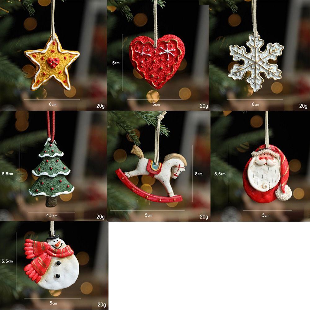 Сделай сам Подвеска-украшение в виде лошади Смола Украшение для вечеринки Поделки Вечеринка Счастливого Рождества