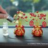 Chinese NewYear Money Tree God Feng Shui Fa Cai Lucky Fortune Miniature Desktop Car Ornament for Home Spring Festival Decoration