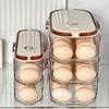 Multi-Layer Rolling Egg Storage Tray with Timer