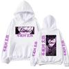 Japan Anime Demon Slayer Shinazugawa Genya Printed Hooded Men Casual Loose Hoodies Manga Sweatshirt Harajuku Male Pullover