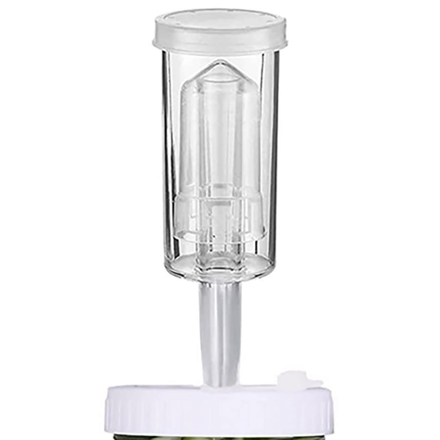 Крышки для ферментации Пластиковая крышка для ферментации с гидрозатвором Крышки для ферментации для банок Мейсона с широким горлышком (Банки не входят в комплект)