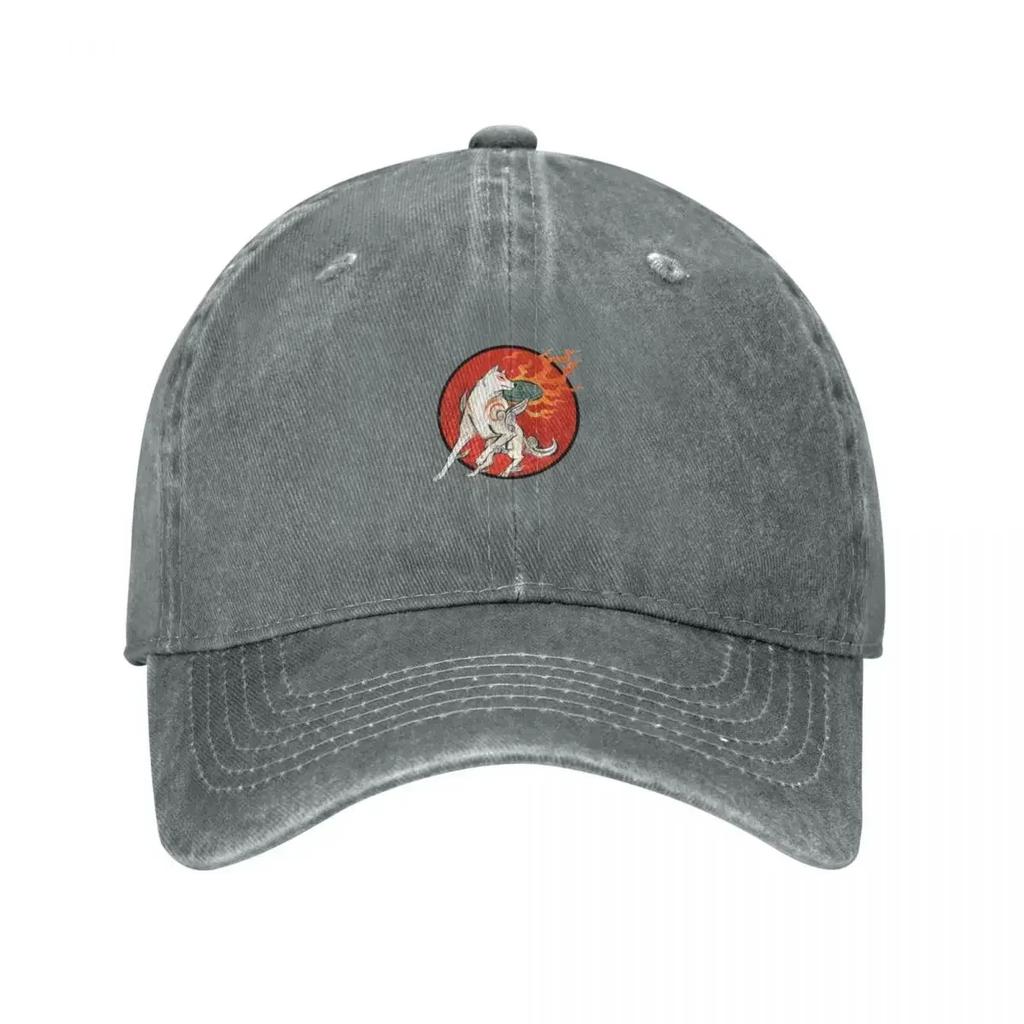 Okami Amaterasu Sun Baseball Cap Hat Beach fishing hat Golf Wear Visor Men's Women's