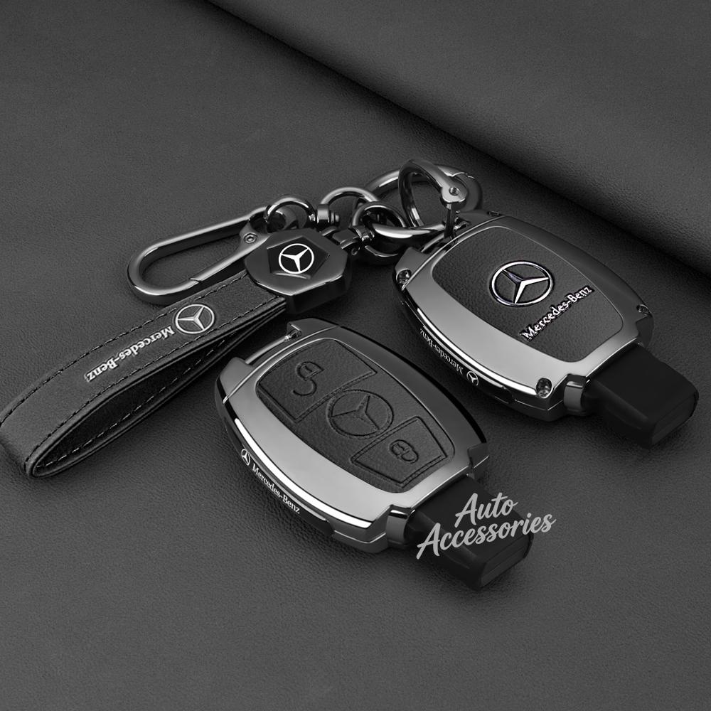 HXA1 Zinc Alloy Car Key Case Cover Protection Shell For Mercedes Benz A B C E Class GLS GLA GLK GLC CLS CLA W204 W205 W212 W463 W176