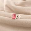 Розовый Турмалин Драгоценный Камень 925 Пробы Стерлинговое Серебро Ручная Работа Дизайнерское Кольцо Подарок на День Благодарения Для Вашей Любви RR-75-8