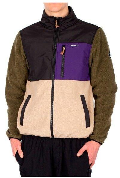 Демисезонная куртка Iriedaily Auf Deck Fleecejacke schwarz deeppurple