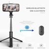 Q02S Беспроводная Bluetooth палка для селфи складной мини-штатив с заполняющим светом затвора пульт дистанционного управления для Huawei IOS Android