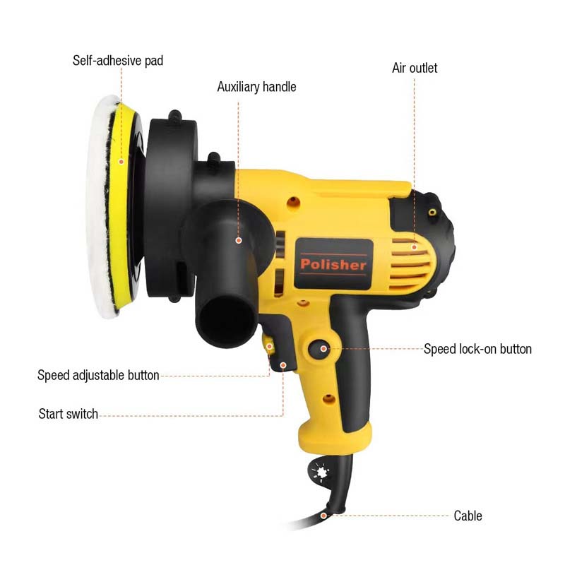 1 комплект, машина для вощения автомобиля, автомобильная полировка, ремонт царапин, маленькая электрическая плоская полировальная машина, вилка европейского стандарта
