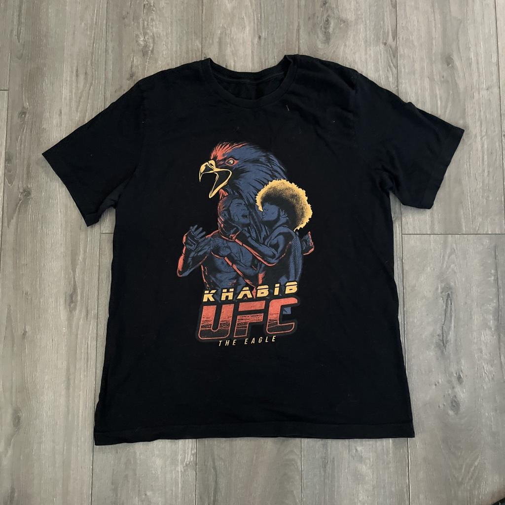 UFC Khabib The Eagle T Shirt Mens XL Short Sleeve Unisex T-Shirt