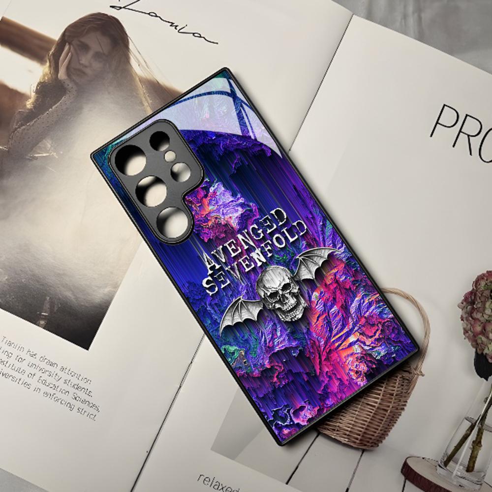 A-Avenged Sevenfold Phone Case For Samsung Galaxy S26 S25 S24 S23 S22 S20 S21 Edge Ultra Plus Fe Colored Silver Cover