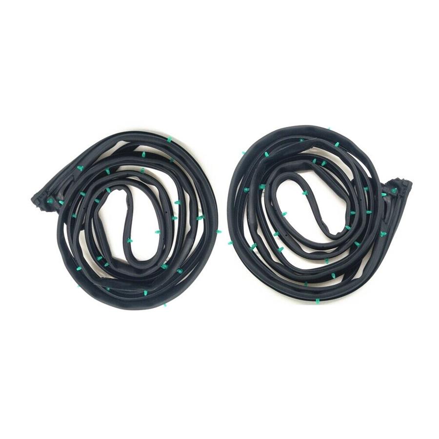 2x Car Front Left Right Replacement Door Rubber Sealstrip For 03-07 Accord Sedan