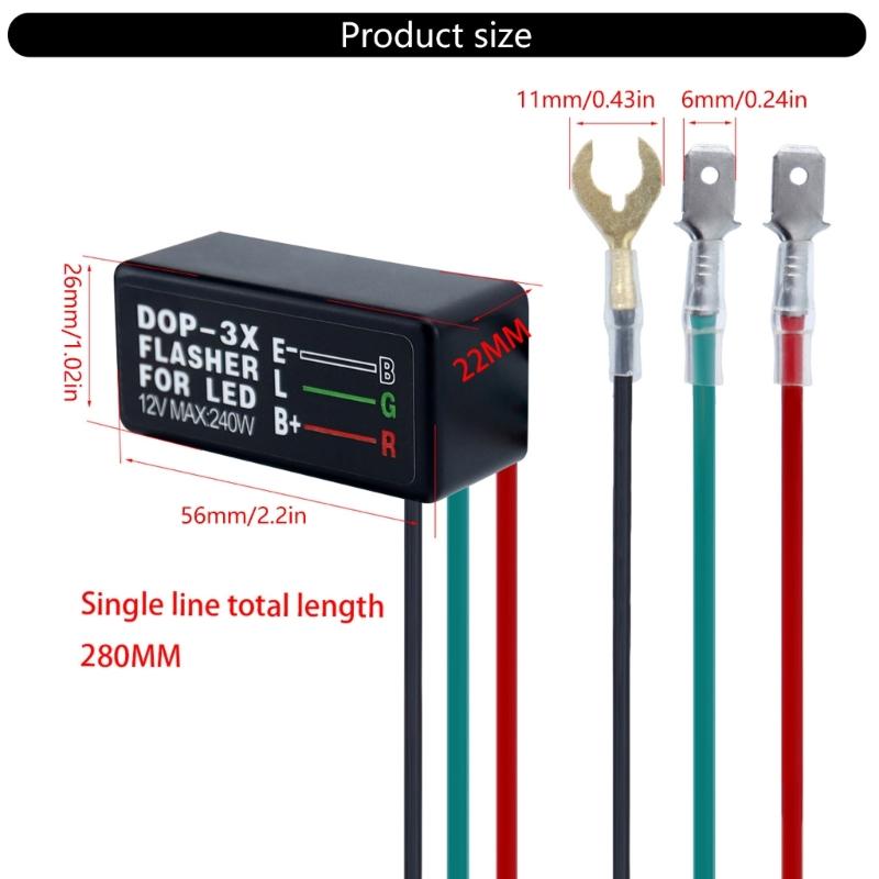 Переключатель указателей поворота с комплектом реле-мигалок, кулисные переключатели ВКЛ Выкл ВКЛ для квадроцикла, мотоцикла, универсальный мотор, внутренний переключатель