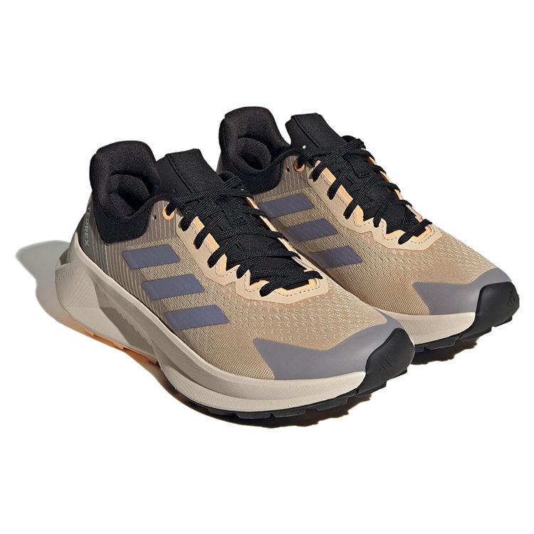 Adidas Terrex Soulstride Trail Flow Ретро Амортизация Нескользящие Износостойкие Низкие Кроссовки для Трейлраннинга Женские кроссовки Коричневый Черный Серый HP6179