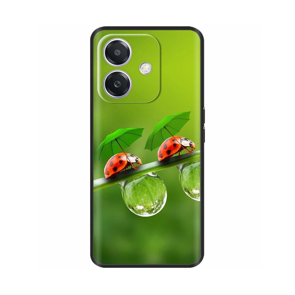 Чехол для Oppo A3X Чехол для Oppo A3 Милый чехол Силиконовый Мягкий Матовый Чехол для телефона Для Oppo A3x CPH2681 OppoA3 Задняя крышка Coque Fundas Capa