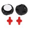 Archery Bow Stabilizer Damping Reduce Shock Absorber Rubber Bow String Sliencer for Straight and Recurve BowBlack
