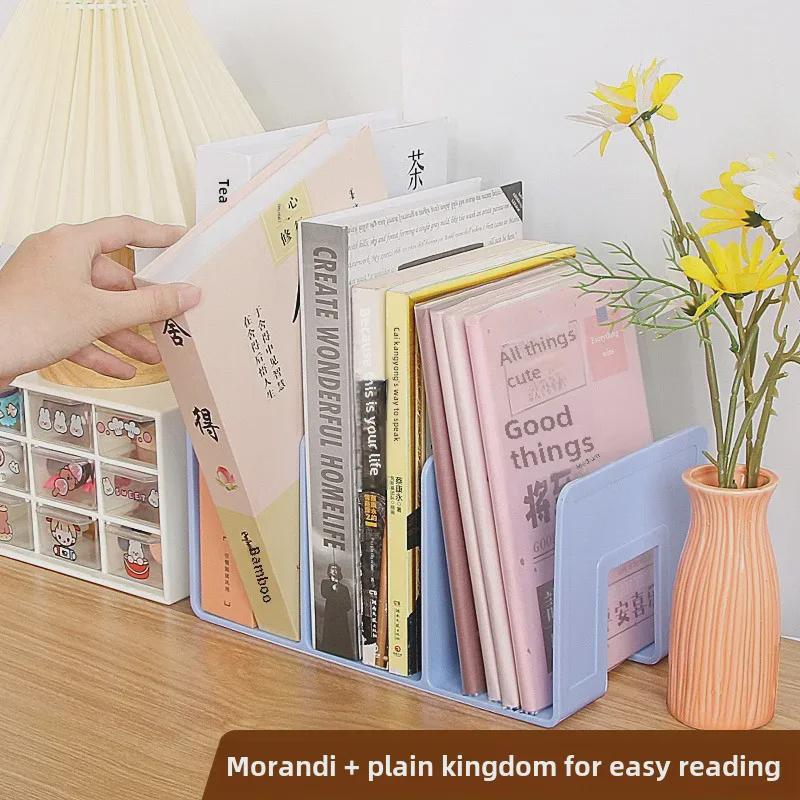 Прозрачная утолщенная пластиковая книжная полка-подставка для настольных книг и документов