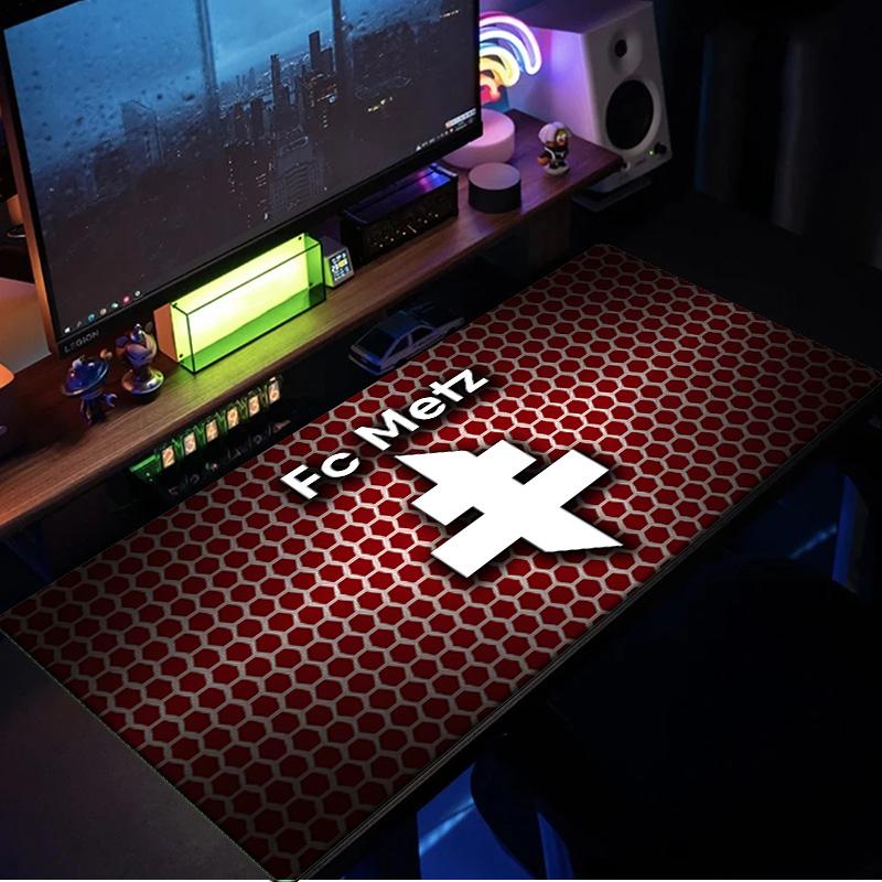Metz Football Club Mouse Pad, Rubber Base, Mouse Pad for Gamers and Office Use, Gaming Desk , Easy To Clean Mat Christmas fan gifts