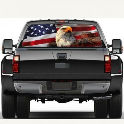 США Американский флаг Графическая наклейка для автомобиля Пикапа Заднего окна Лобового стекла