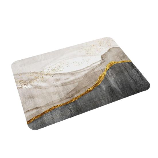Мраморный ковер, мягкий нескользящий впитывающий коврик для пола, абстрактный современный коврик для прихожей, придверный коврик для ванной комнаты, кухни, спальни, гостиной, декор