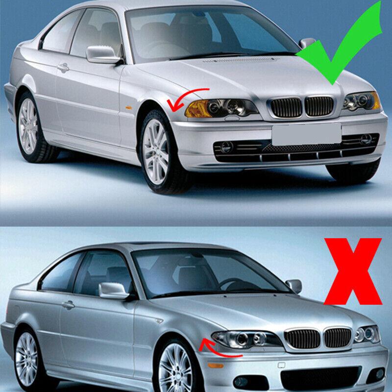 Передний бампер Решетка радиатора Решетка Углепластик Для BMW 3 серии E46 2 двери M3 1999-2006 Дорестайлинг 51138208685 51138208686