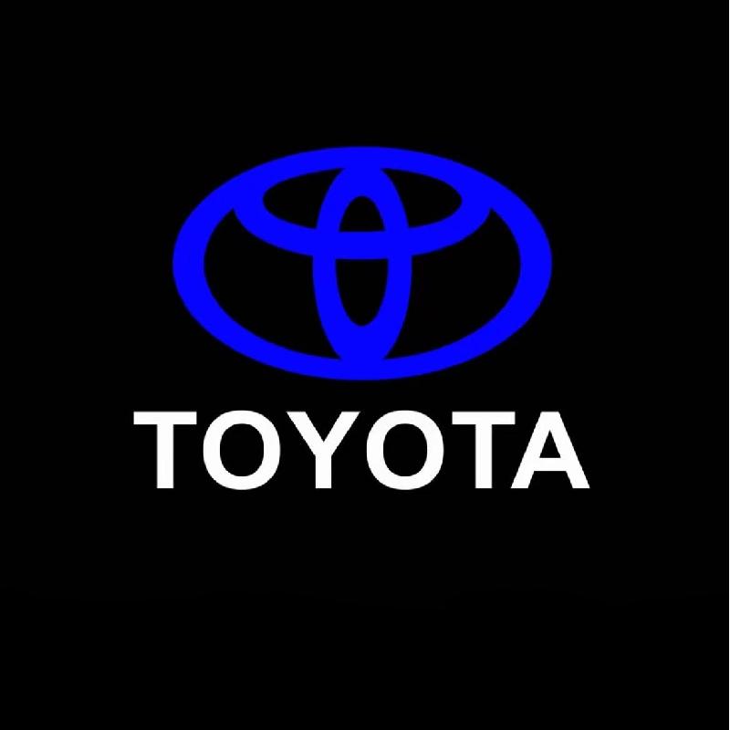 2 шт. Светодиодный светильник приветствия в двери для Toyota Highlander RAV4 Camry AVALON Corolla Prado, лампа порога, проектор с логотипом Toyota, декор автомобиля