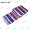 Striped Three-Color Oilcloth Tarp