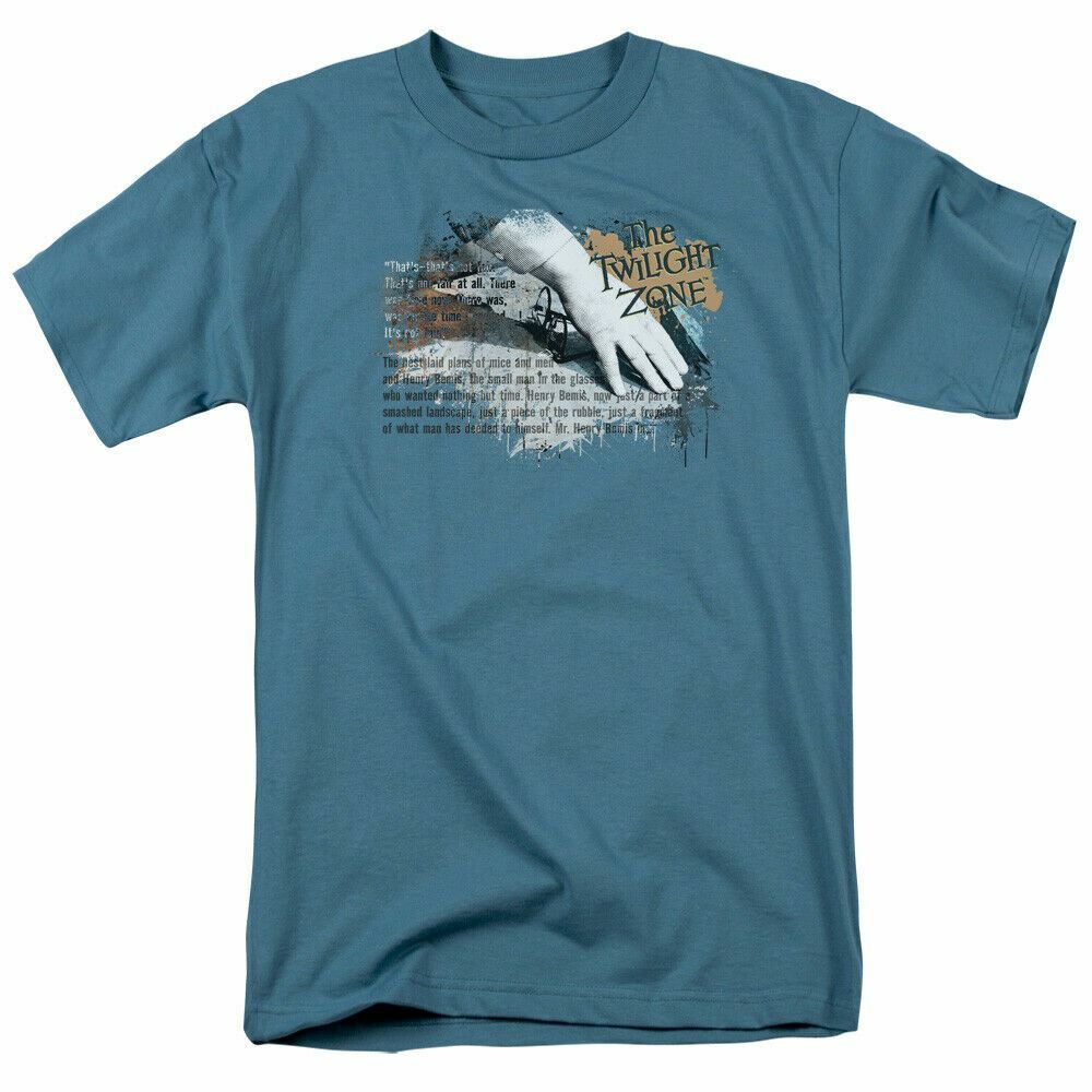 The Twilight Zone Henry Bemis T Shirt Mens Licensed Classic TV Slate
