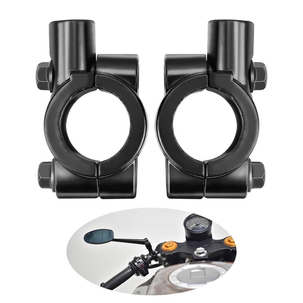 Крепление зеркала мотоцикла, Руль велосипеда, 0,9 дюйма (22 мм), Универсальный держатель для зеркала, держатель для крепления,
