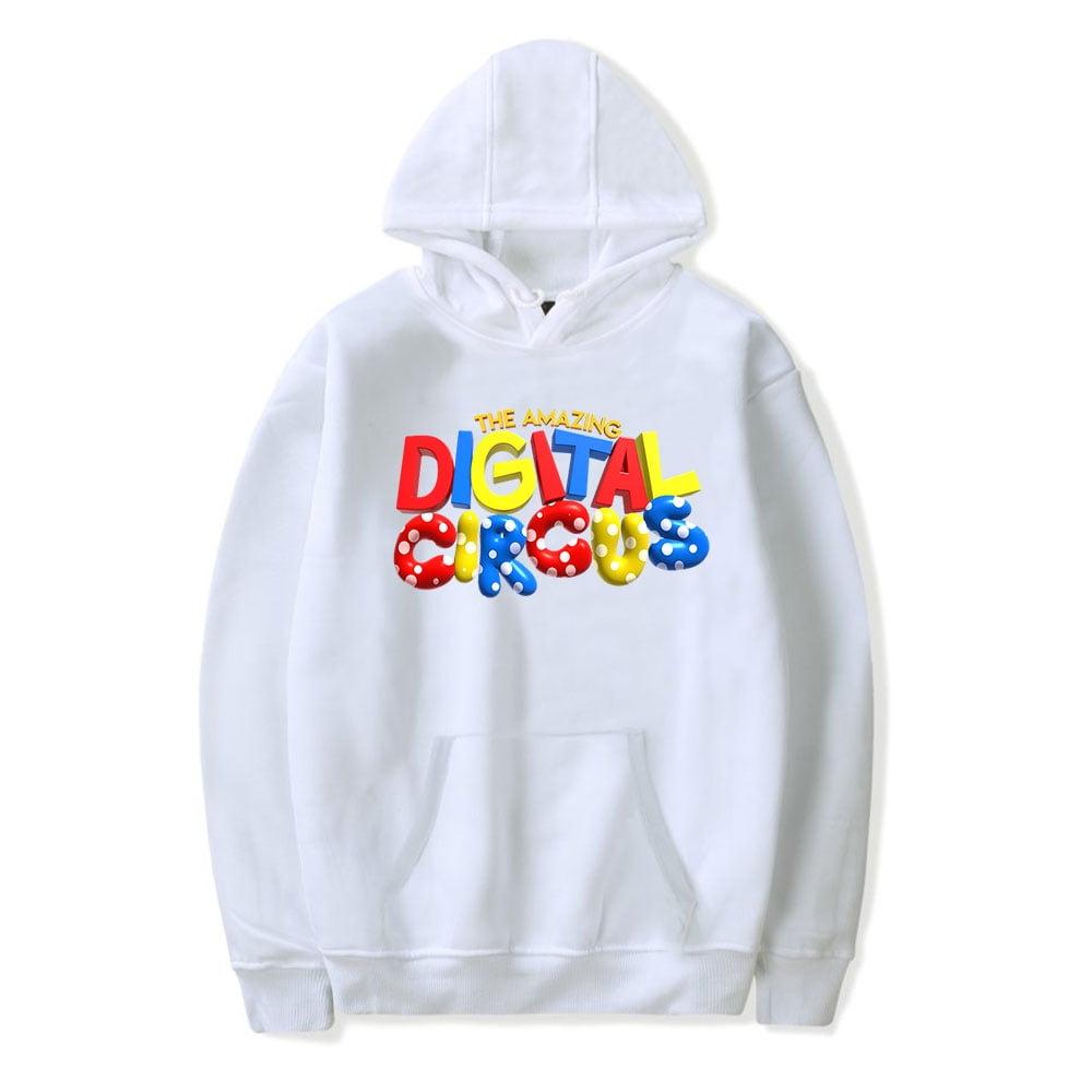 Толстовки с капюшоном для мужчин и женщин с цифровым цирковым принтом, осенние повседневные пуловеры с капюшоном, модные толстовки в стиле хип-хоп, одежда