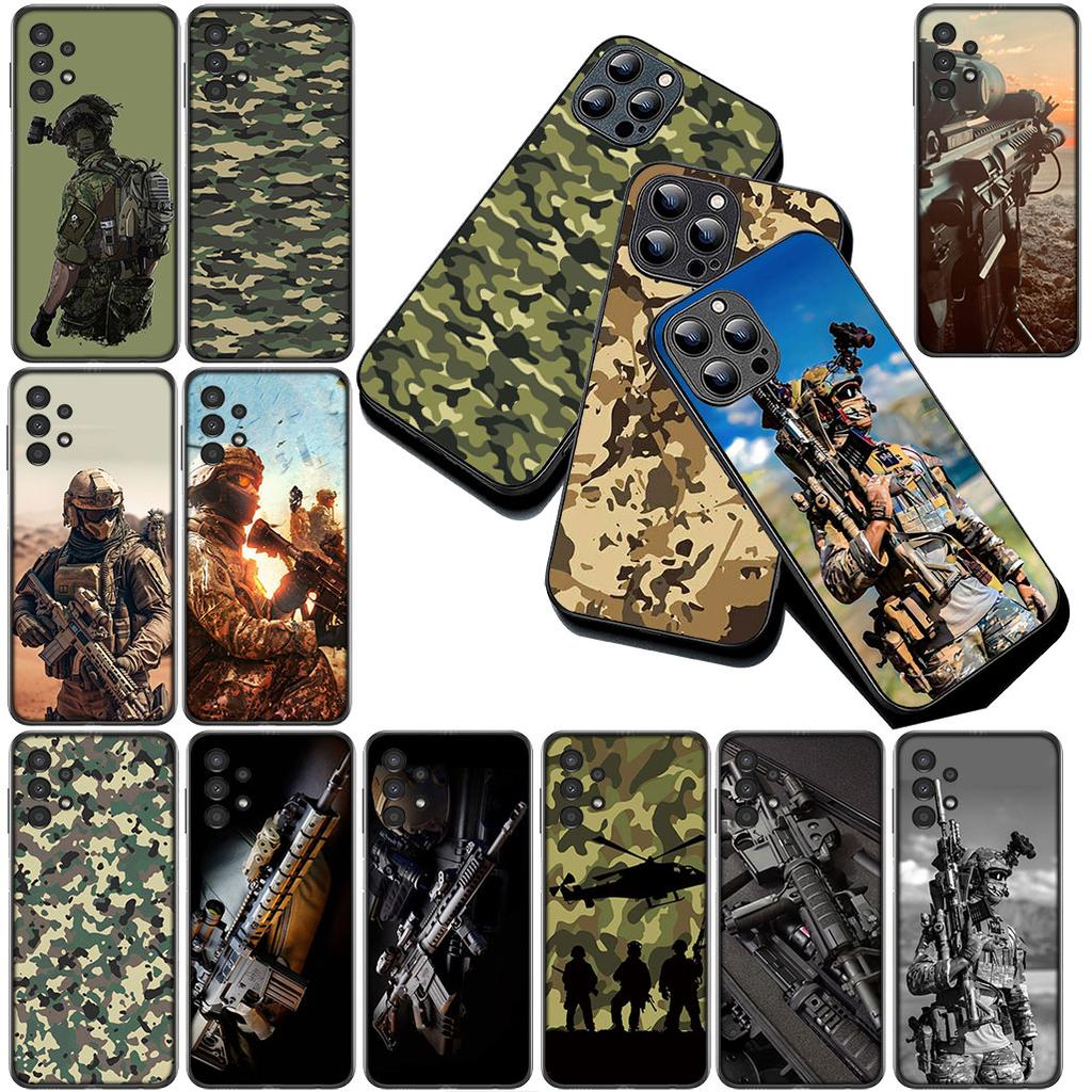 Cover for Xiaomi Redmi Note 13 14 Pro Plus ProPlus 14C 13C Pro+ 5G Casing Phone Case Military Army Special Forces Camo