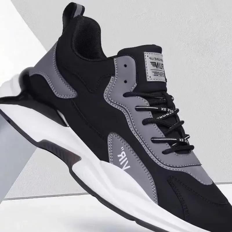 Мужская повседневная обувь, мужские осенние новые кроссовки для бега, классические сетчатые дышащие повседневные туфли, мужские модные легкие кроссовки