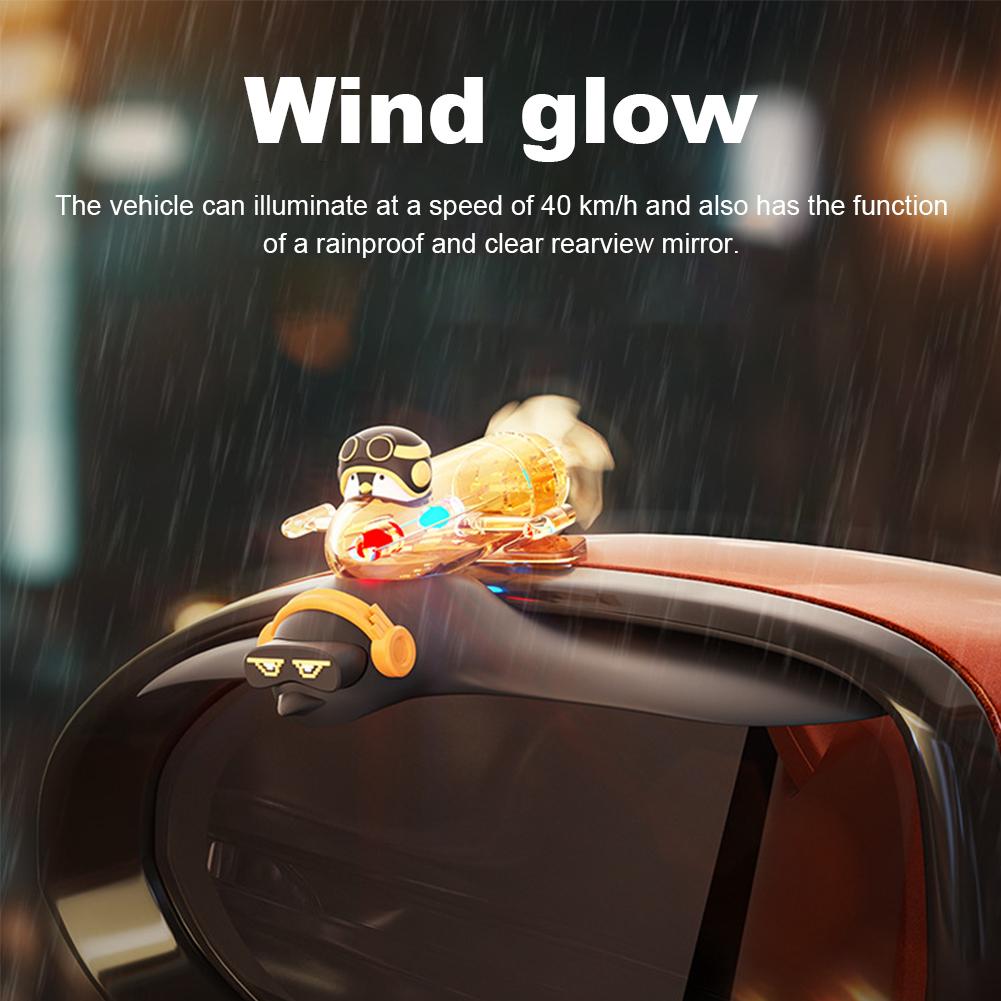 Universal Car Rearview Mirror Rain Guard Rain Eyebrow Rain Mirror Eyebrow Decoration Rain Mirror Rearview Cartoon Cover Sid Z7s5