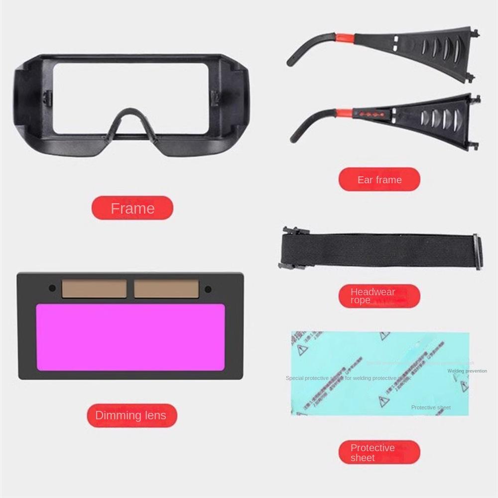 Large View Welding Goggles Eye Protection Brazing Eyewear Safety Eyes Shield Argon Arc Welding