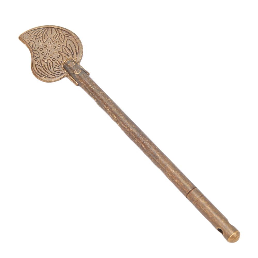 2pcs Leaf Shape Door Latch Locking Pin Brass Box Latch Locking Pin Antique Cabinet Key Latch Drawer