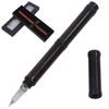 Tegning Glass Pen Wood Wooden Pen Fountain Pen Luxury (Dark Brown)
