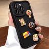 Милый 3D Медведь Медовый Пончик Кофе Чехол для Телефона для Samsung Galaxy A06 A26 A36 A25 A16 A34 S25 Ultra S24 FE S23 S22 Plus Мягкая Крышка