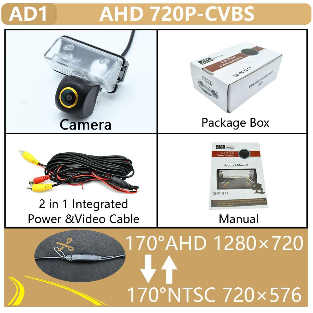 CCD/AHD Vehicle 1080P 170° Golden Lens Rear View Camera For Toyota Vios/Yaris L XP150 2013 2014 2015 Reversing Car Camera