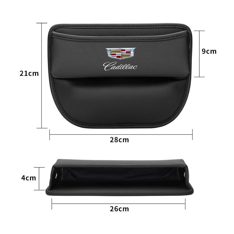 Car Seat Crevice Gaps Storage Box Seat Organizer for Cadillac SRX Escalade CTS BLS ATS DTS XTS SLS XLR V Deville CT5 Accessories zf0