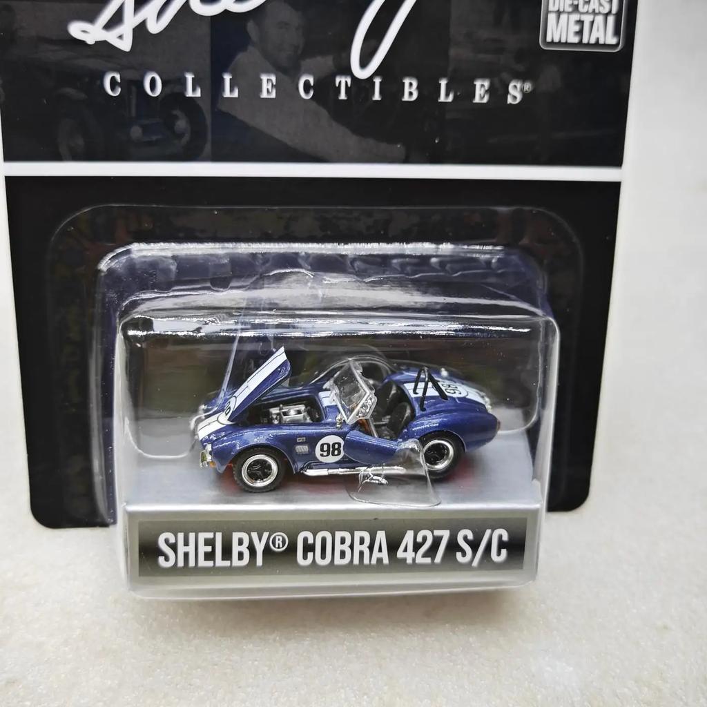 1:64 SHELBY COBRA 427 S/C Высокодетализированная Сплавная Модель Автомобиля Коллекционная Игрушка Подарок Продвинутая Модель Автомобиля Коллекционные