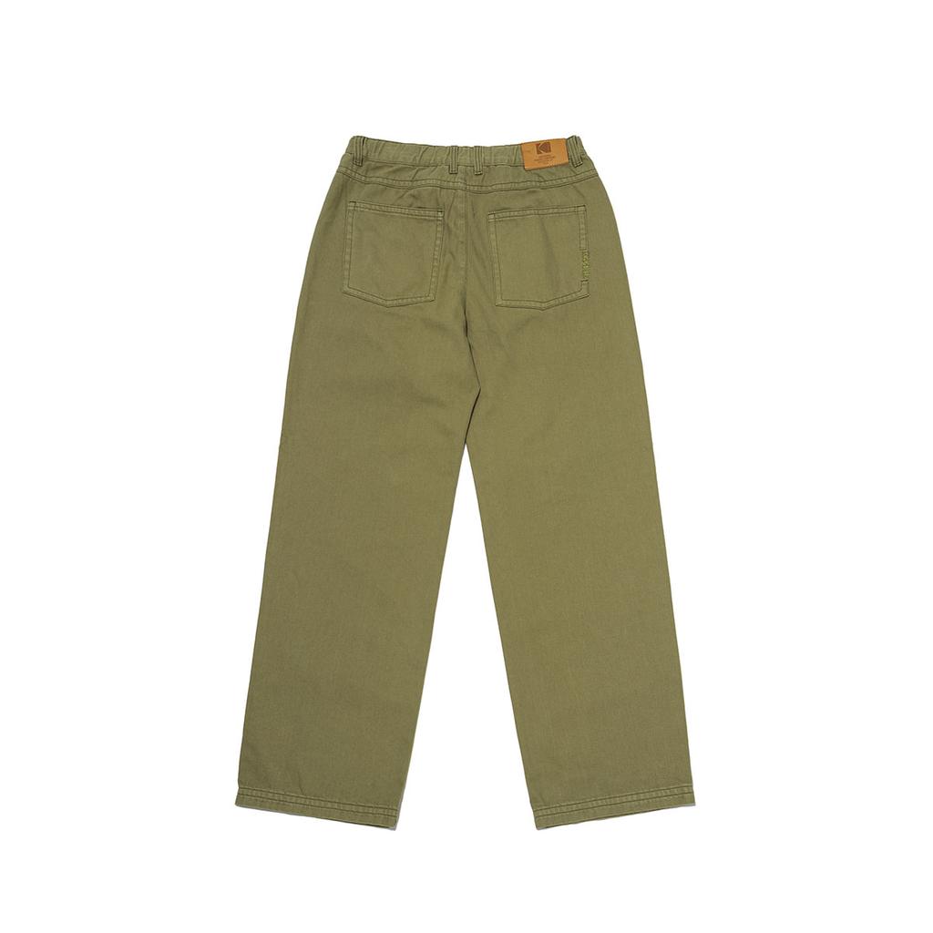KODAK Curry Straight Denim Pants Khaki