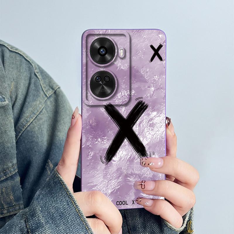 Чехол для Huawei Nova 11 SE Nova 12 SE Чехол для телефона Nova 11SE 12SE Уникальный Роскошный Буквы Мягкий Силикон Защитная Задняя Крышка Бампер