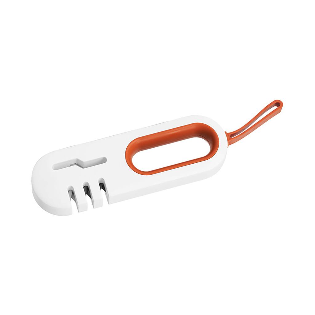 Точилка для кухонных ножей 4 в 1 Предотвращающая скольжение Экономящая труд Ручной инструмент для заточки ножей и ножниц с