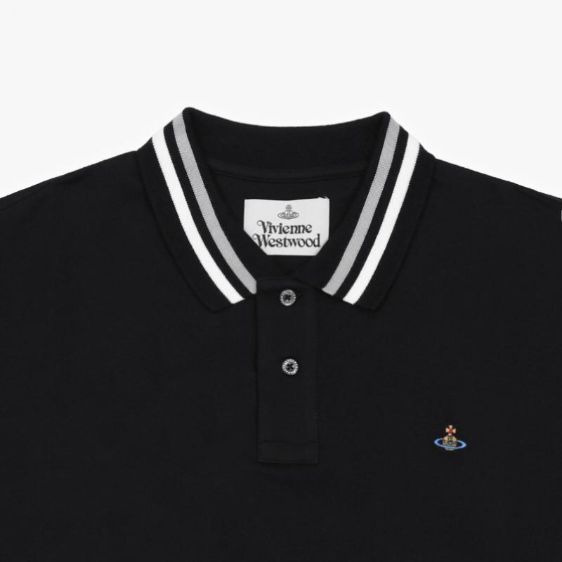 Vivienne WeSTwood Orb Logo ClaSSic Polo Мужская Футболка с Коротким Рукавом 2h01000i J0009 N401